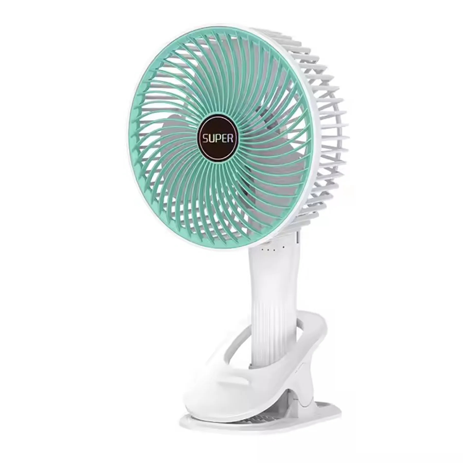 300 mAh Clamp Type Vertical Wall Hanging Handheld Fan 8