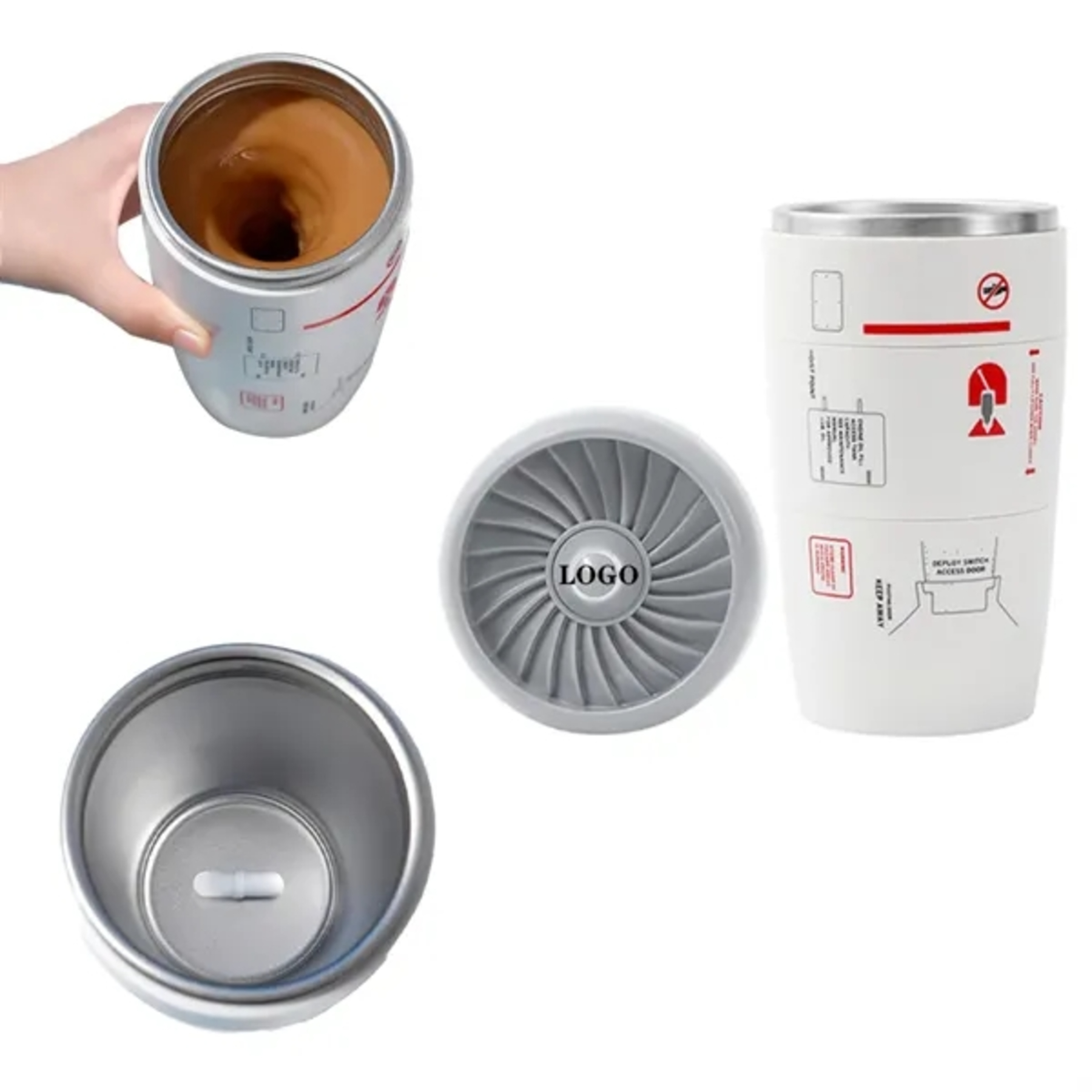 Turbine Shaped Mixing Vacuum Cup 1