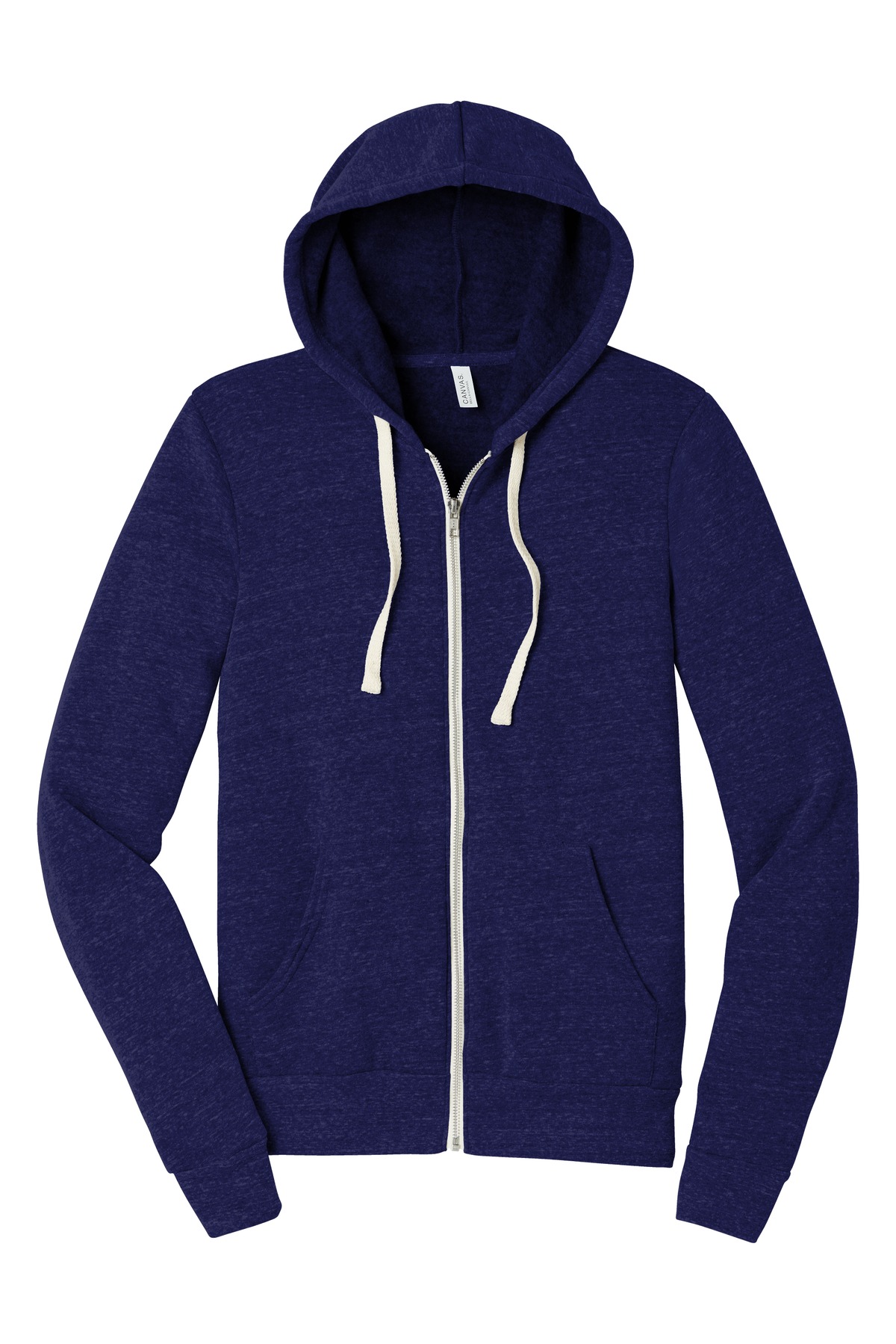 BELLA+CANVAS Unisex Triblend Sponge Fleece Full-Zip Hoodie. BC3909 17
