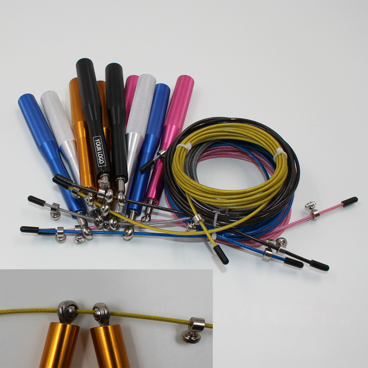 Aluminum Alloy Adjustable Fitness Jump Rope 2