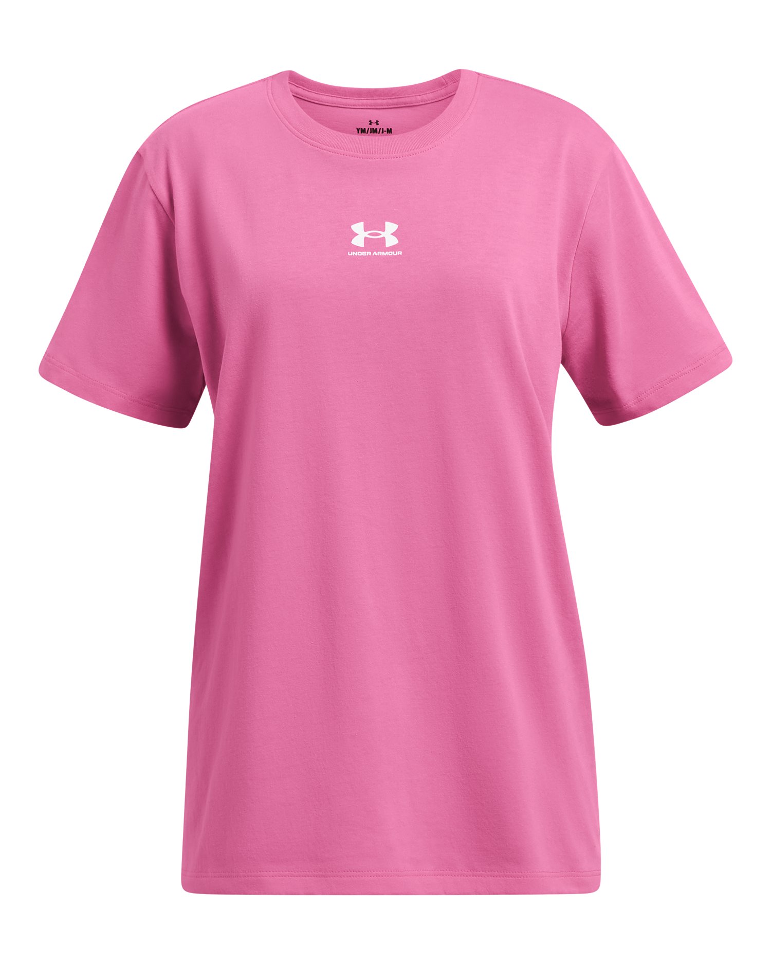 UA Campus Oversize Lockup Girls' Short Sleeve 6