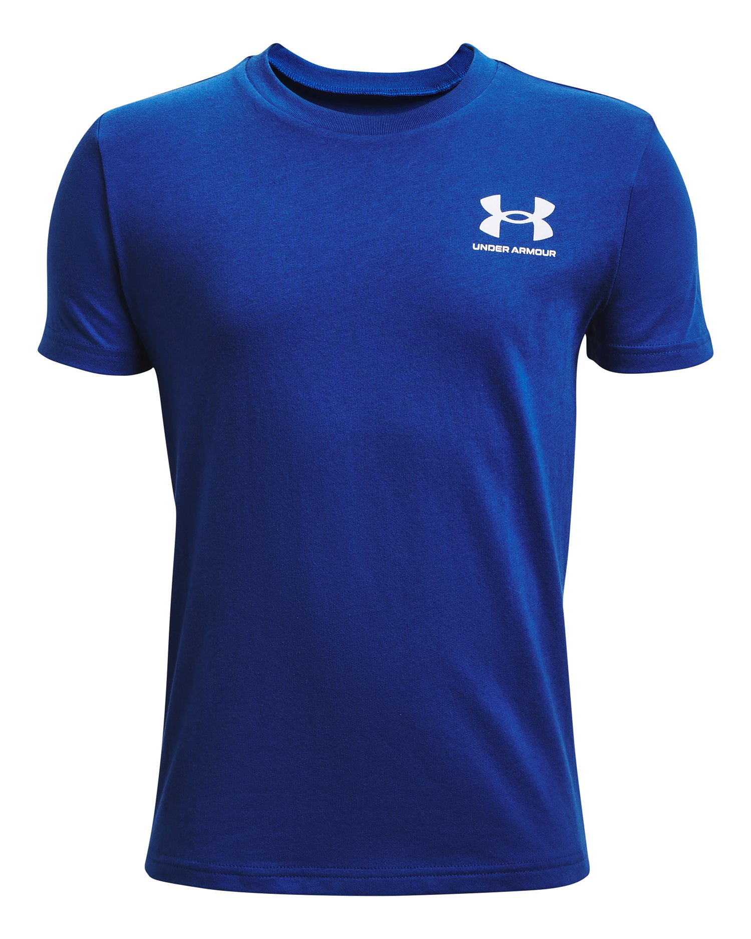 UA Left Chest Logo Boys' Short Sleeve 9