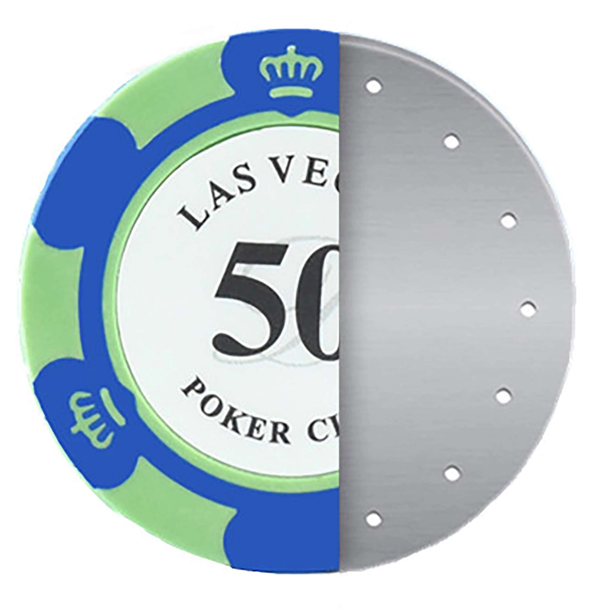 MOQ 50pcs 13.5g Professional Customized Clay Poker Chip 4