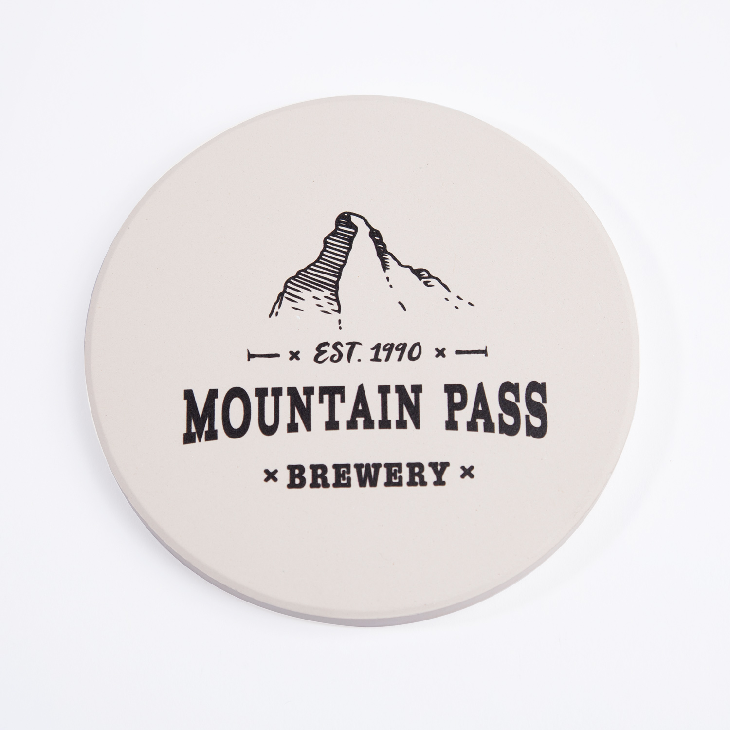 Round Ceramic Coaster (1 Color Imprint) 2