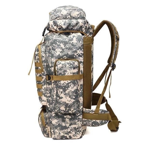 80L Camouflage Tactical Hiking Backpack 2