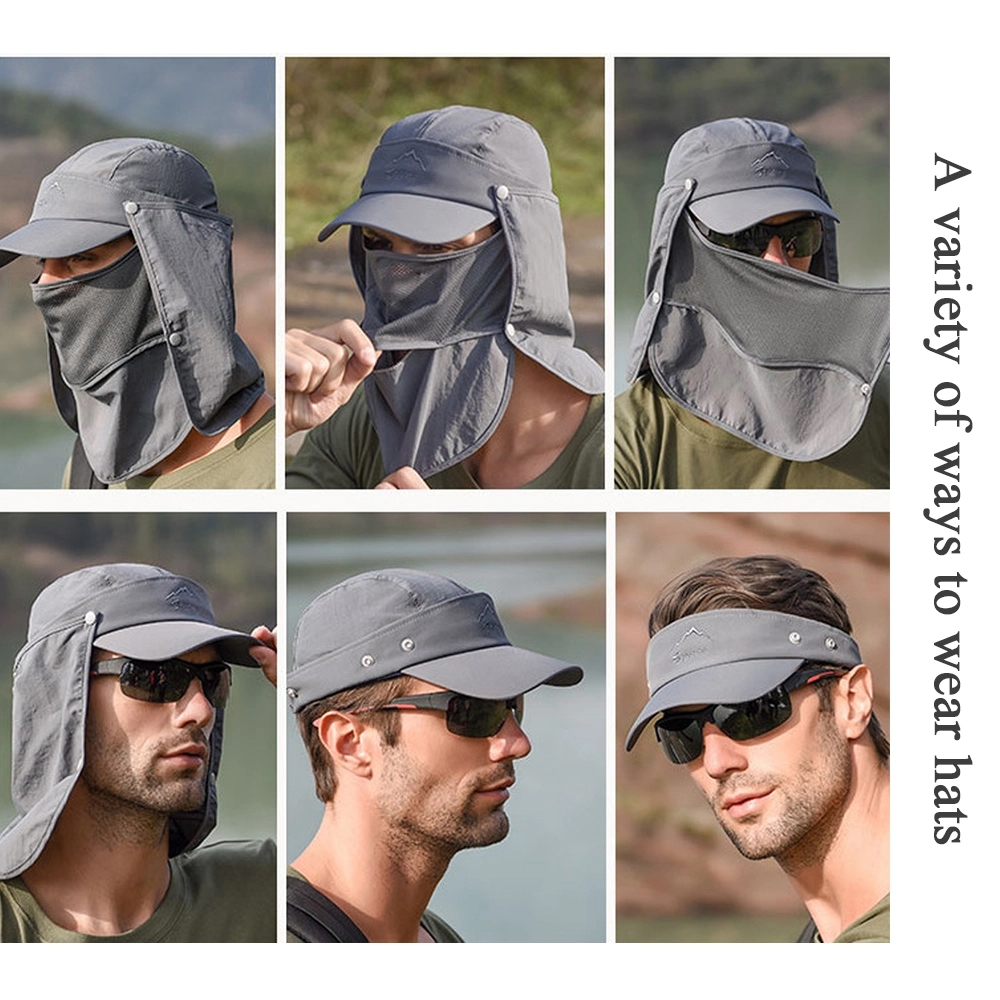 Outdoor Detachable Sun Protection Caps 14