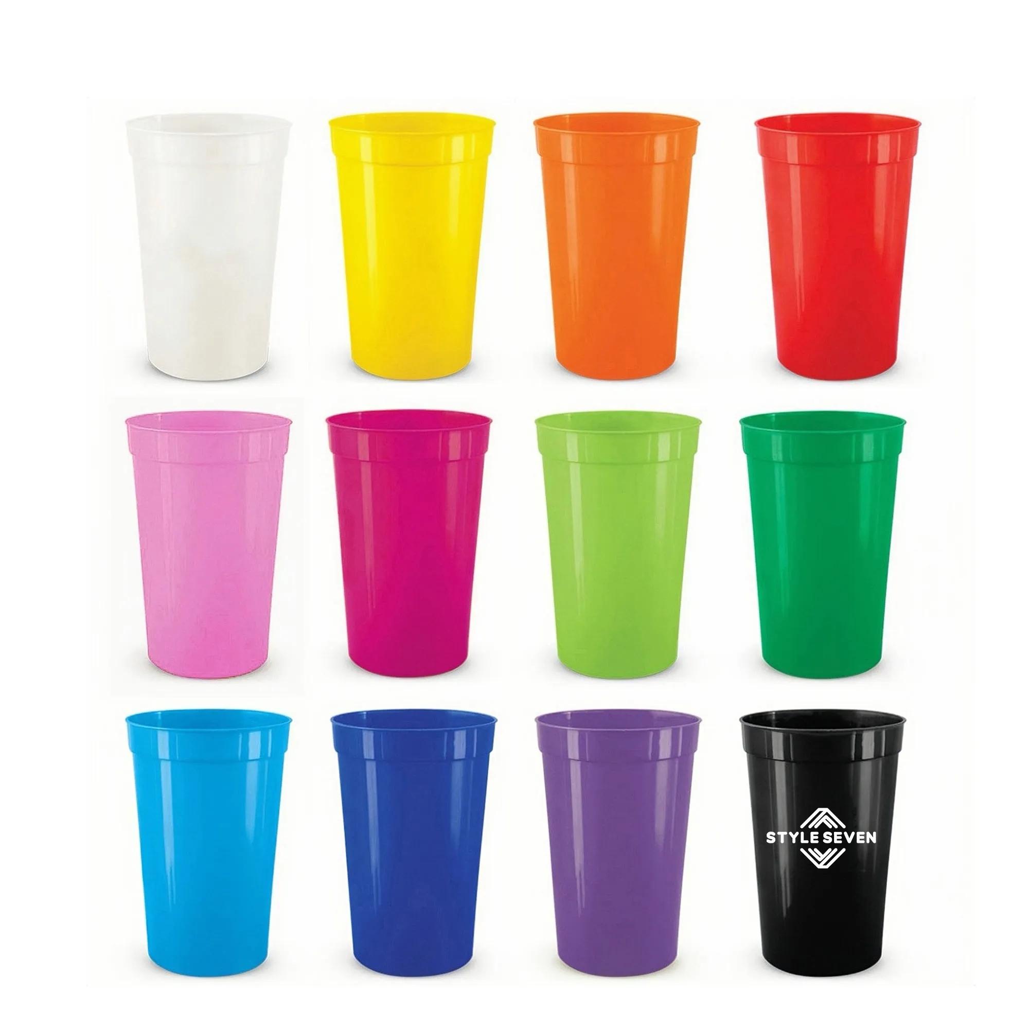 16 Oz Plastic Cheer Disposable Party Stadium Cup 2