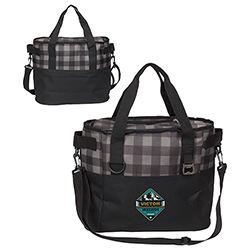 Plaid Insulated Cooler Bag 11