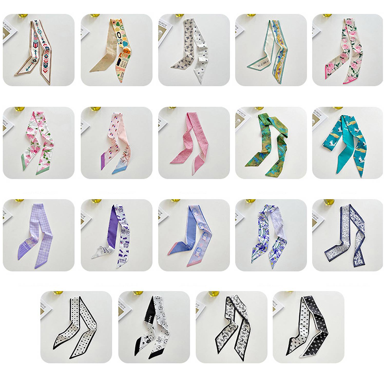 Multi-use polyester scarf 8