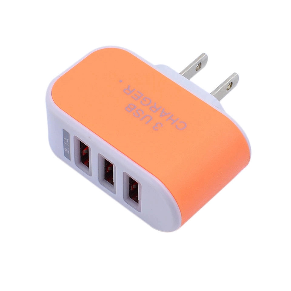 3 port USB Travel Wall Charger 6