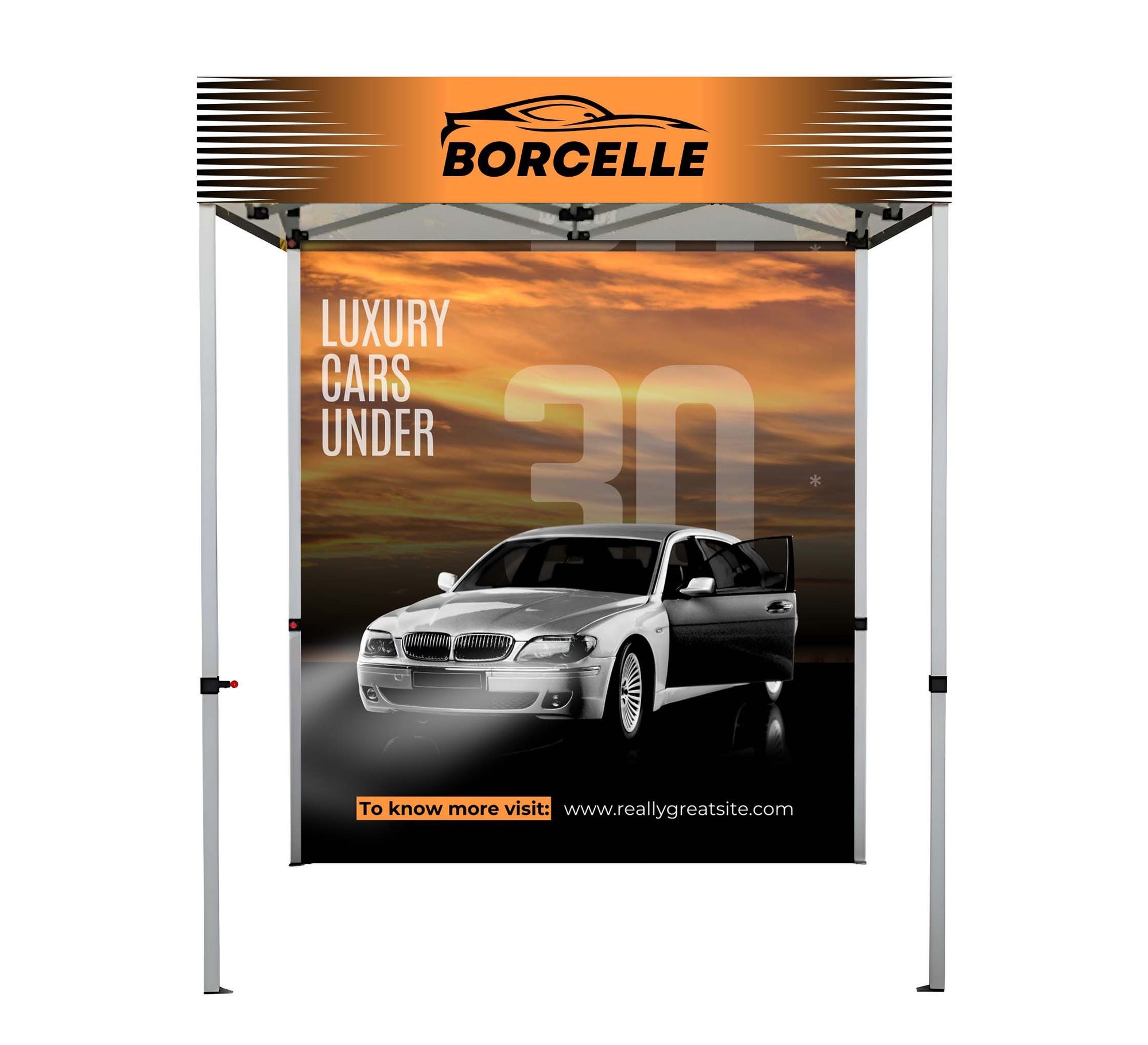 6 Ft Aluminum Canopy Tent with Frame & Topper 4