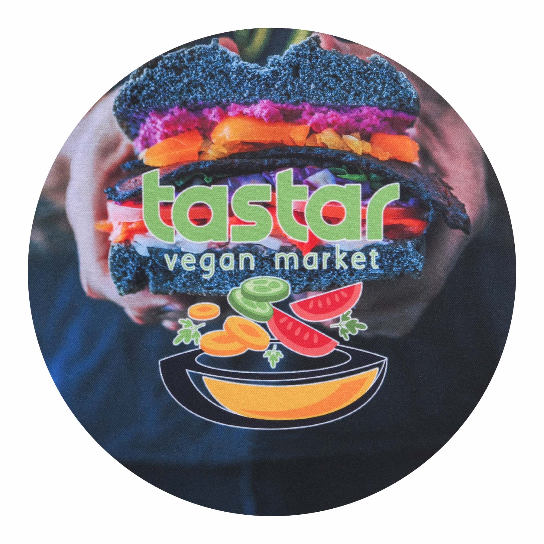 Full Color Scuba 8" Round Mouse Pad 3