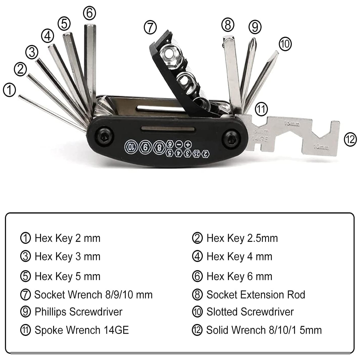 15-in-1 E-Bike Repair Tool Kit 1