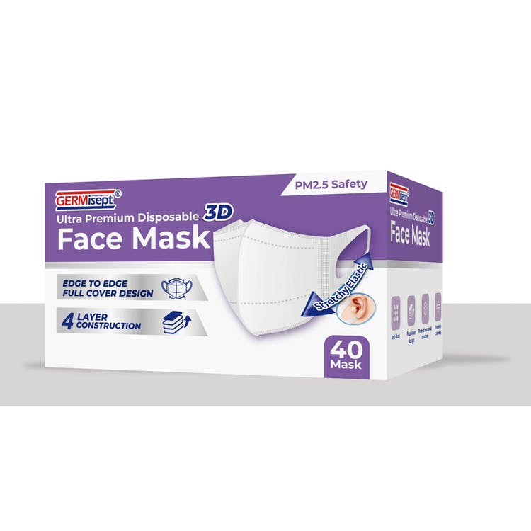 Ultra Premium Disposable 3D Face Masks 1