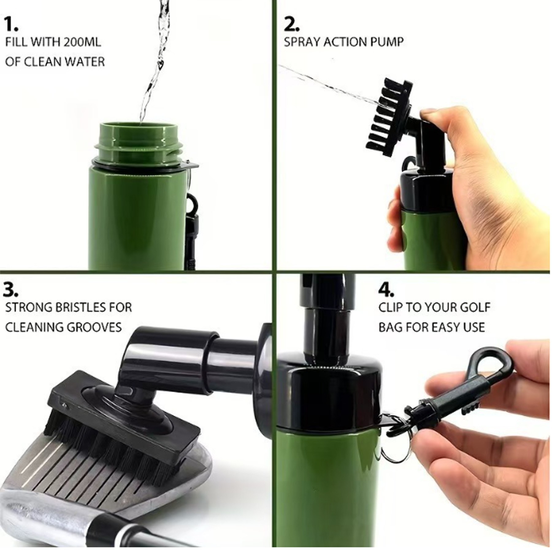 ABS Golf Club Cleaning Brush 3
