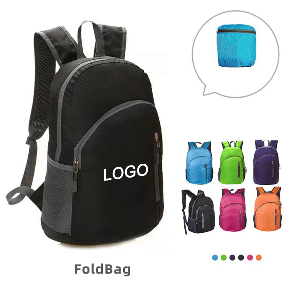 Foldable OutdoorBackpack with high-quality water-resistant coated Dacron 1