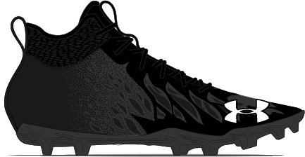 Men's UA Spotlight Select Mid MC Football Cleats  2