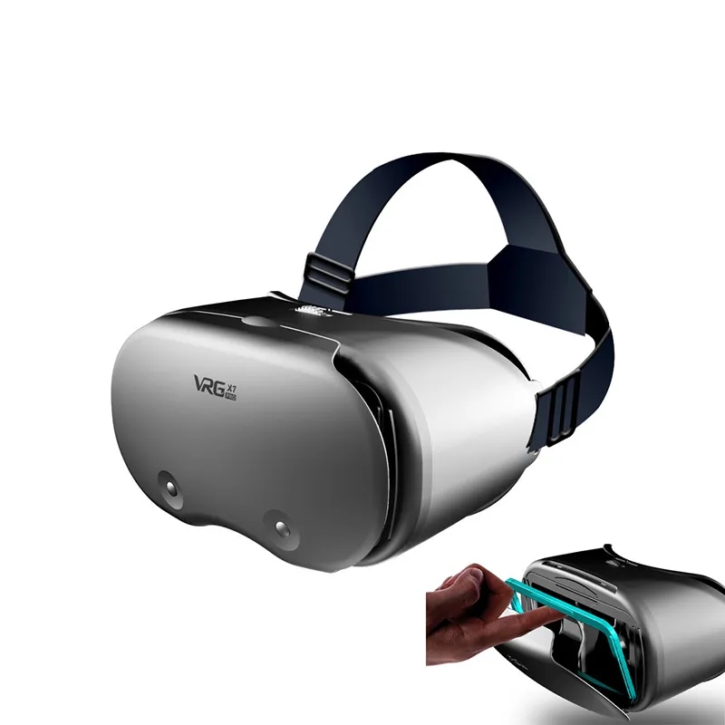 Virtual Reality Headset Glasses with Adjustable Screen Headb 2