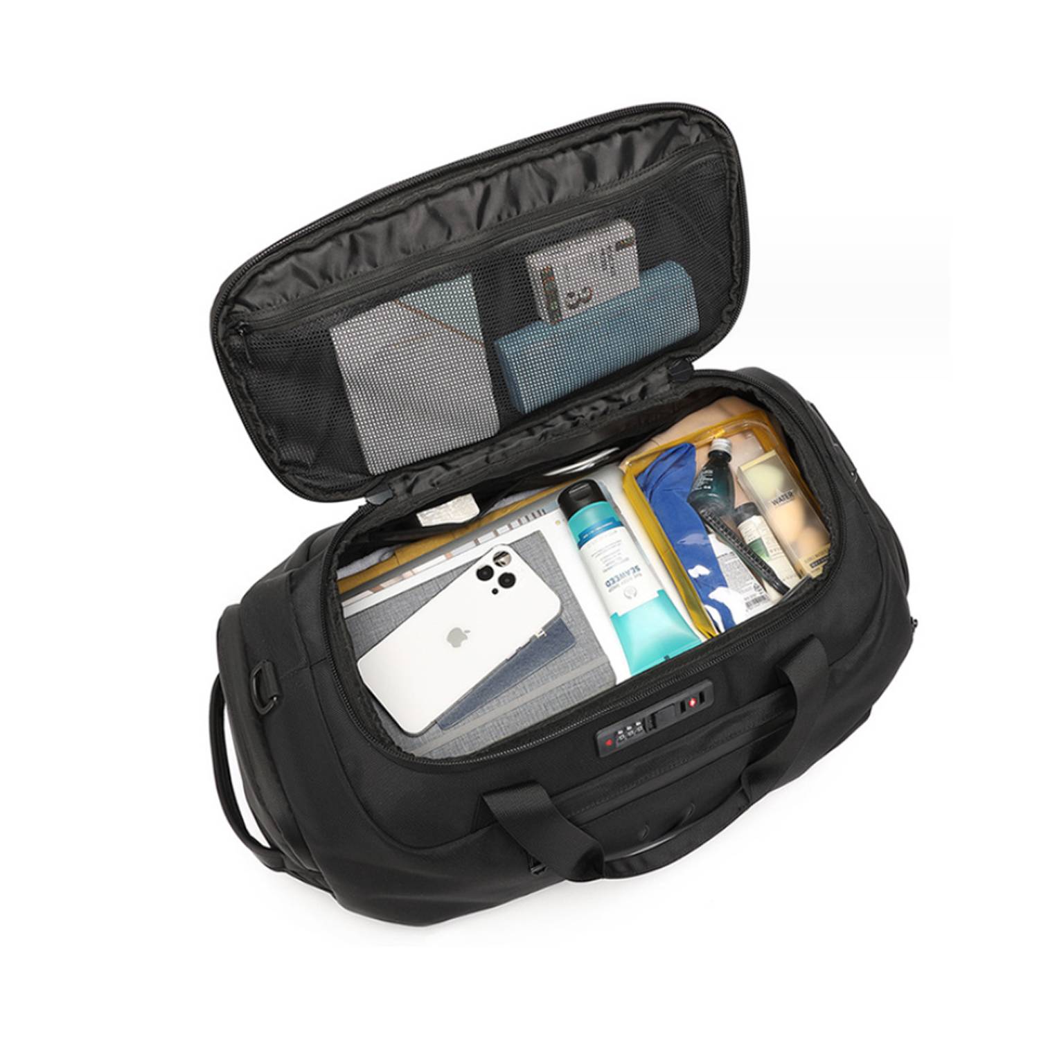 Single Shoulder Handheld Business Polyester Duffel Bag 4