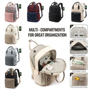 Laptop Backpack for Women Men 15.6 Inch Laptop Bag 2