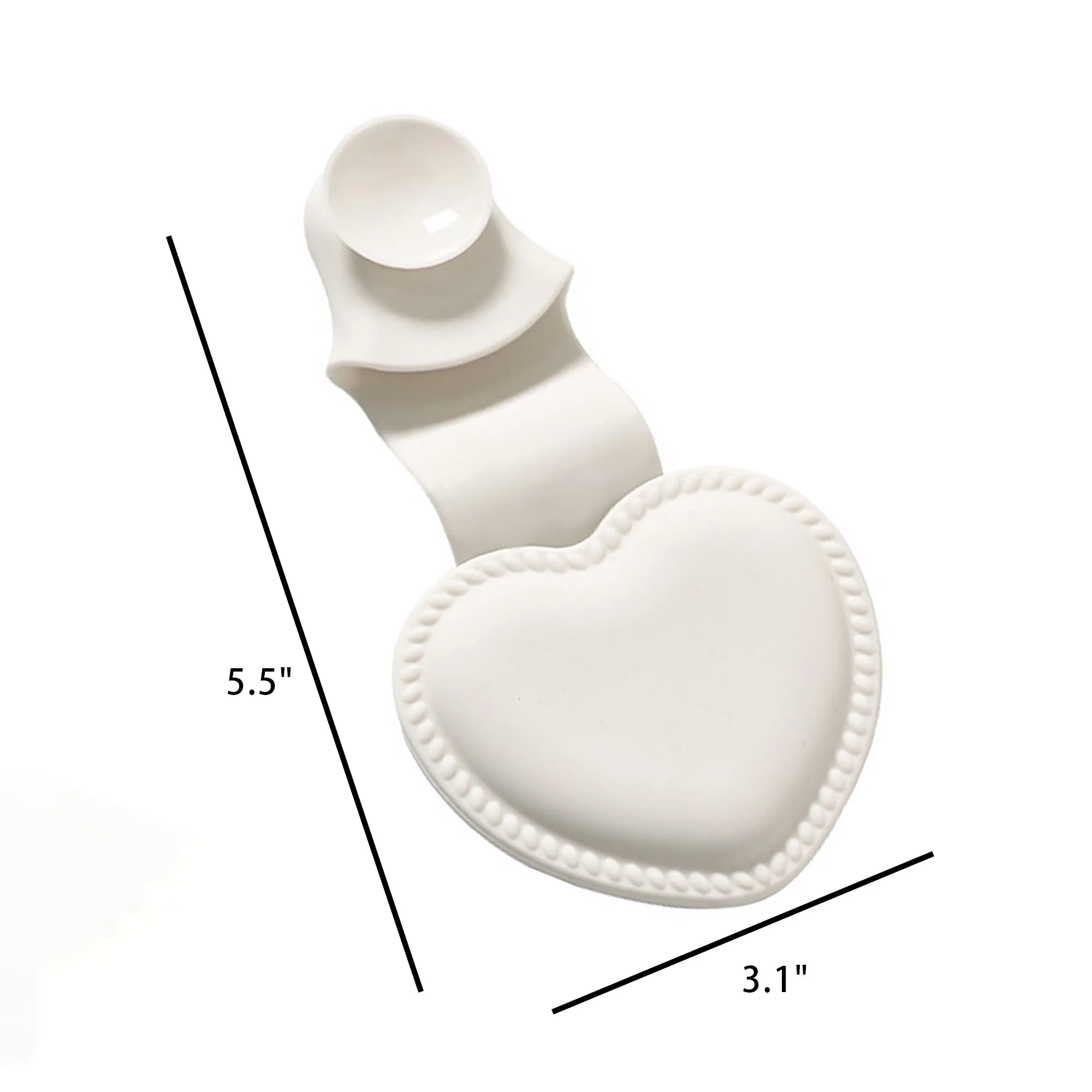 Silicone Heart Insulated Glove Clip 3