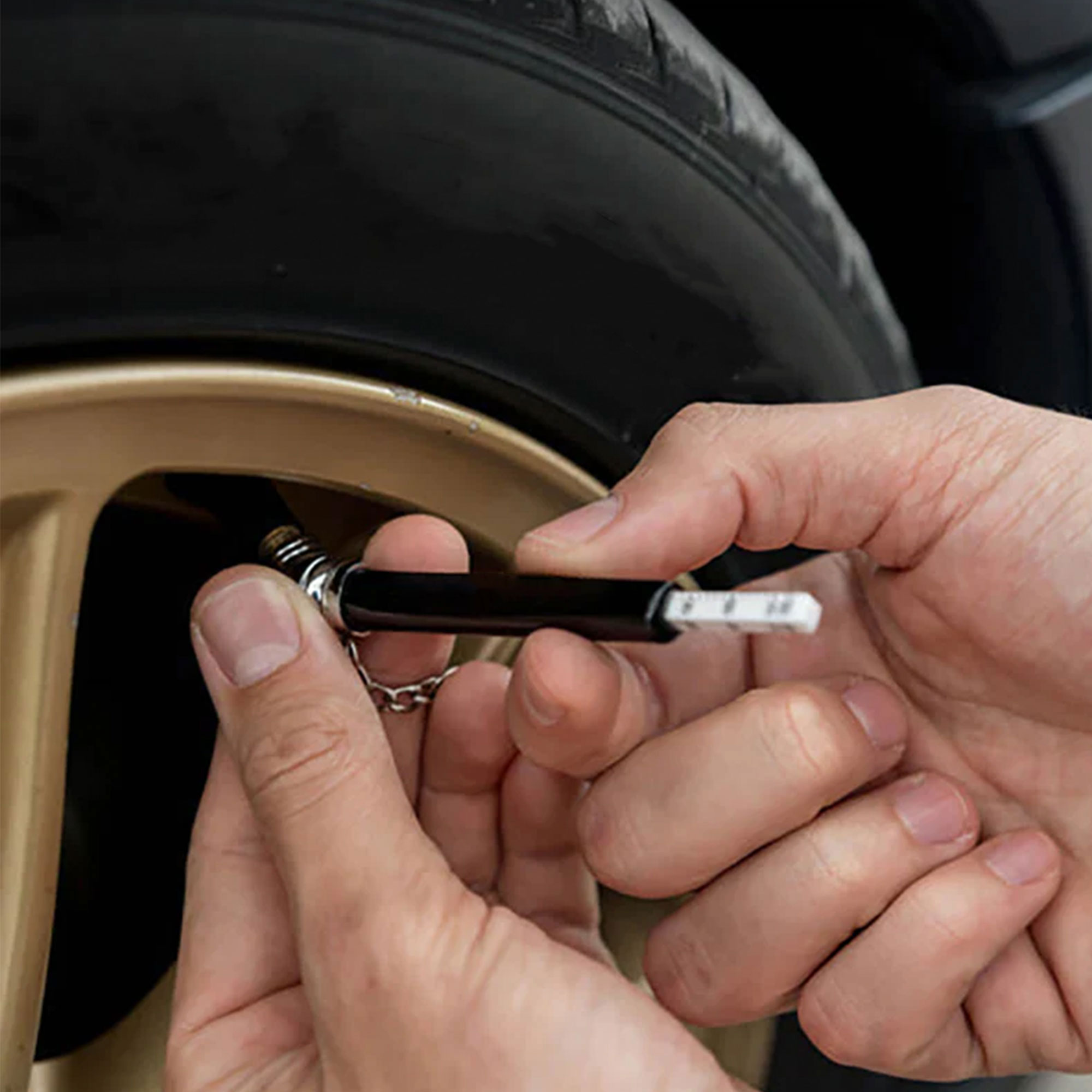 Tire Pressure Gauge Keychain 2