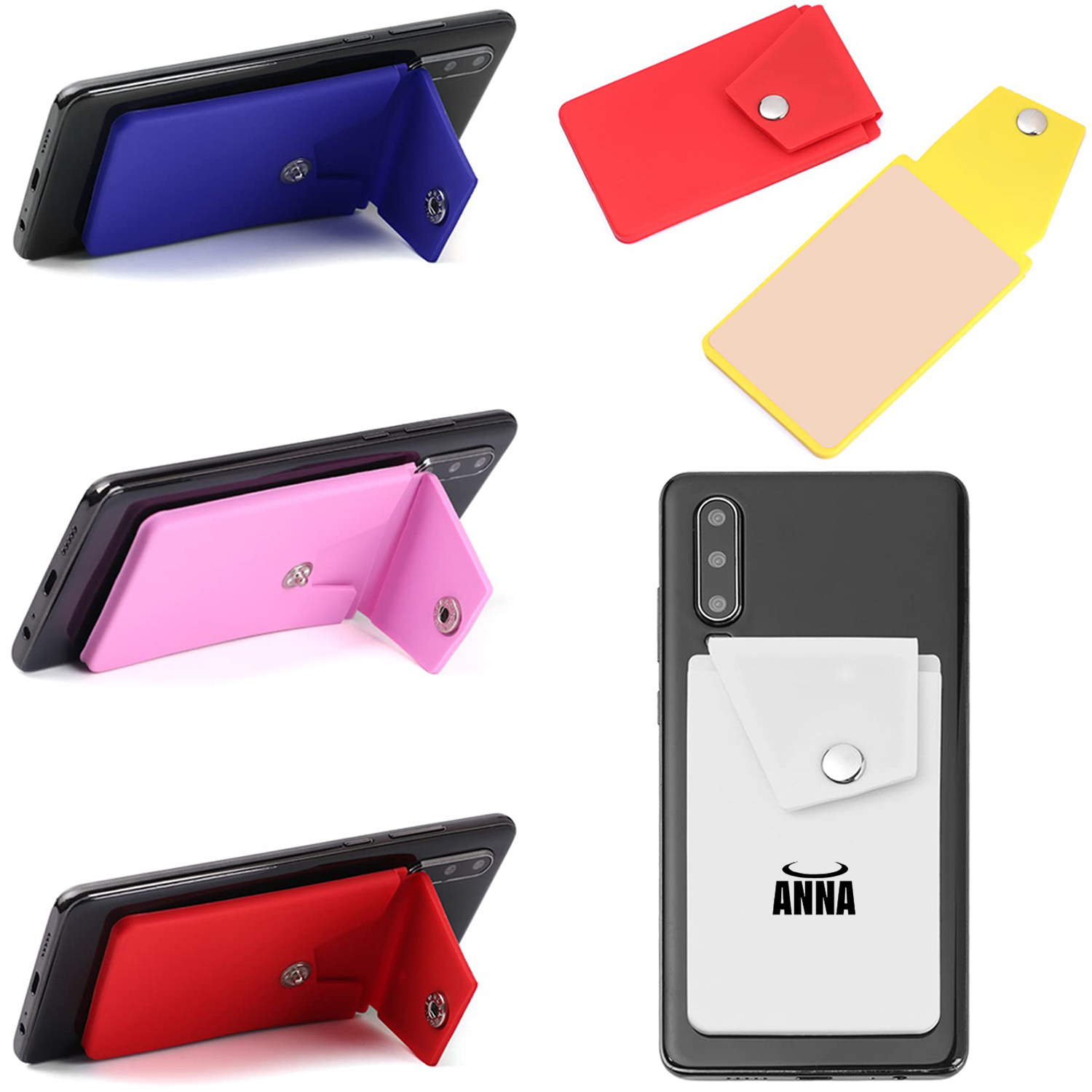Cell Phone Silicone Wallet 2