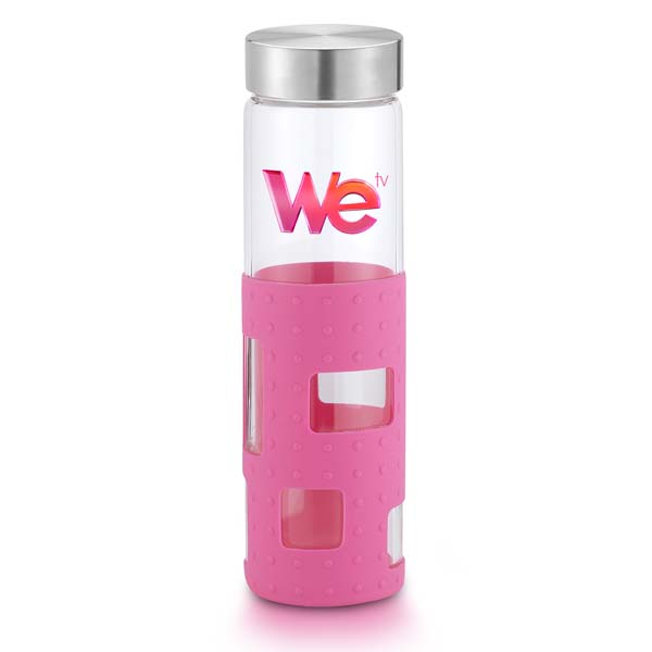 20 oz Silicone Rectangle Cutout Bottle 4