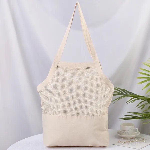 Organic Cotton Mesh Tote Bags 1