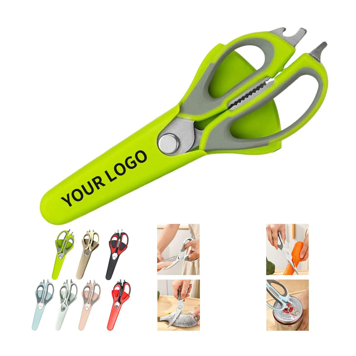 Heavy Duty Food Scissors with Safety Sheath 9