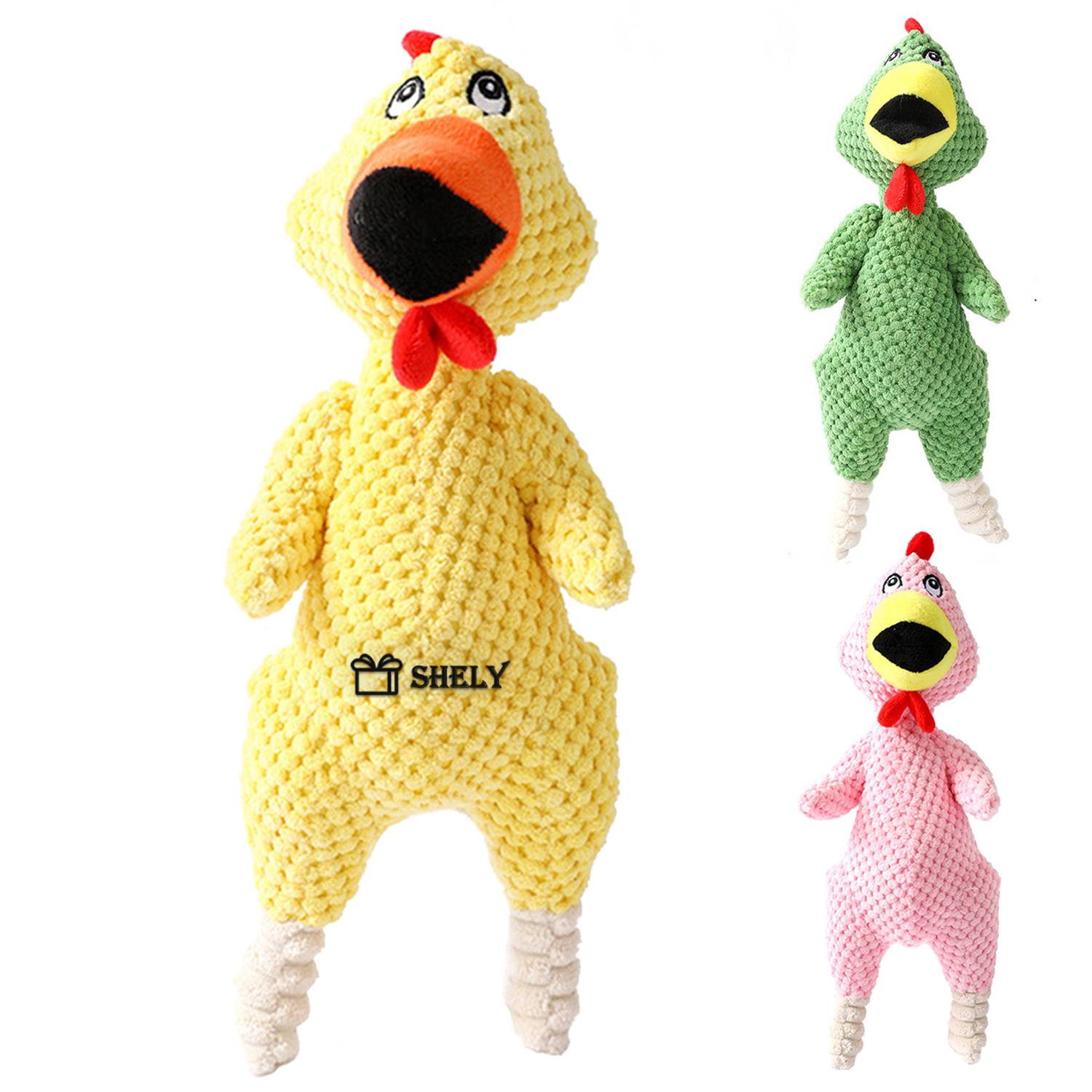 Soundmaking Plush Pet Teeth Grinding Toy 2