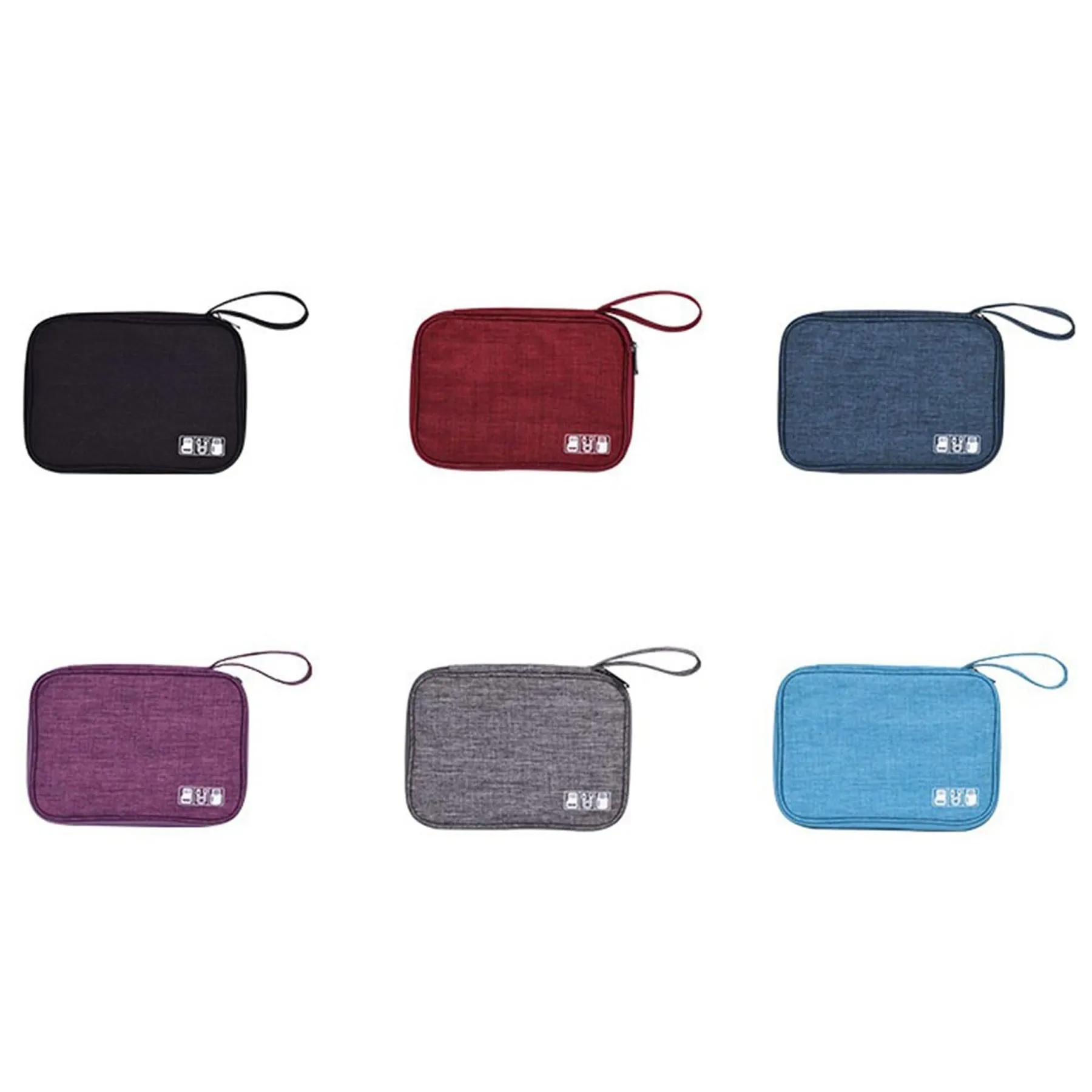 Portable Travel Electronics Cable Organizer Bag 1