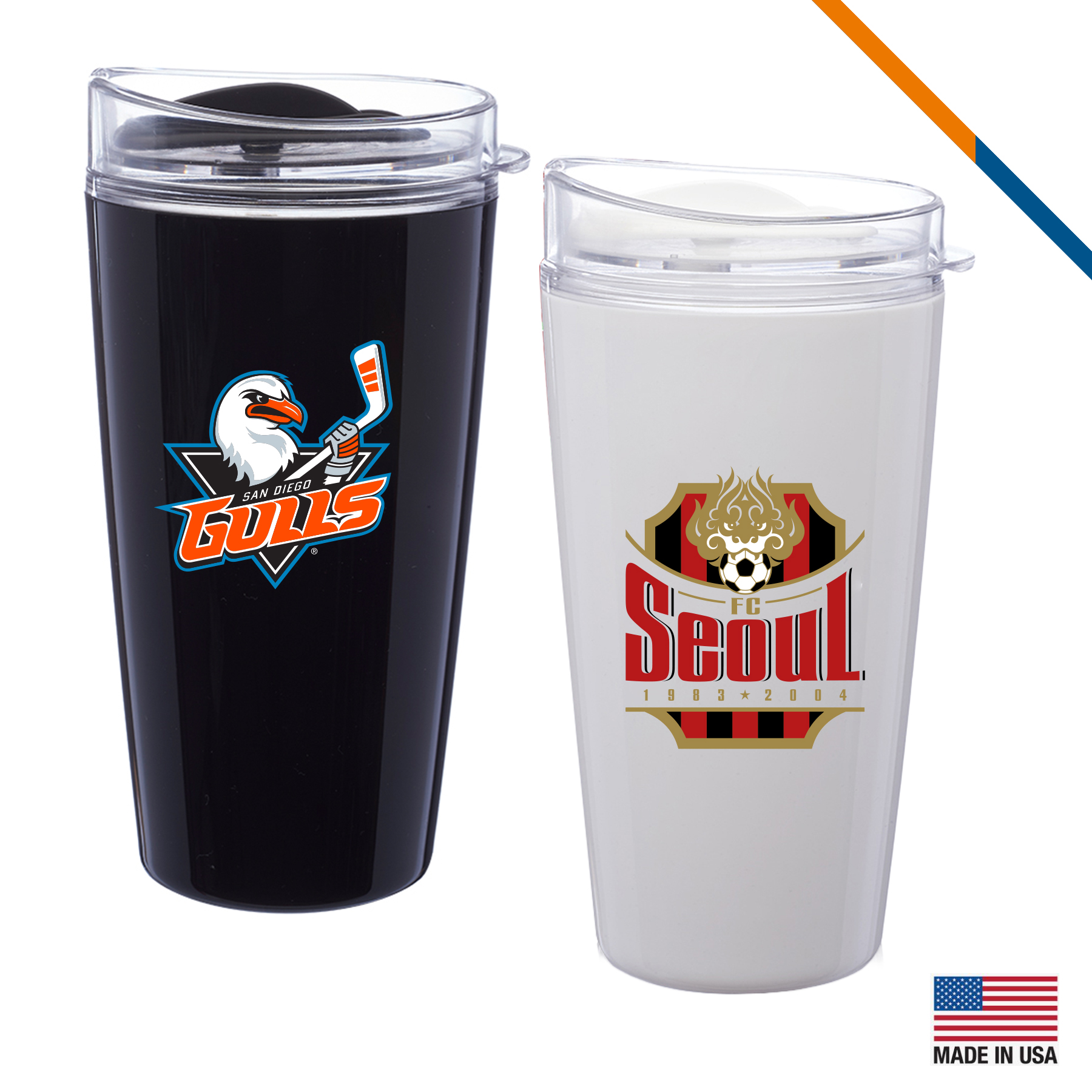 Serio Plastic Coffee Tumbler - 16 OZ. 2