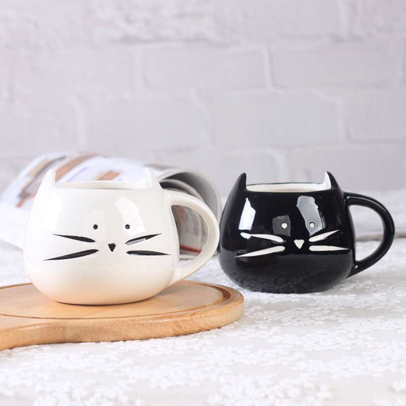 Ceramic Cat Coffee Mug 9