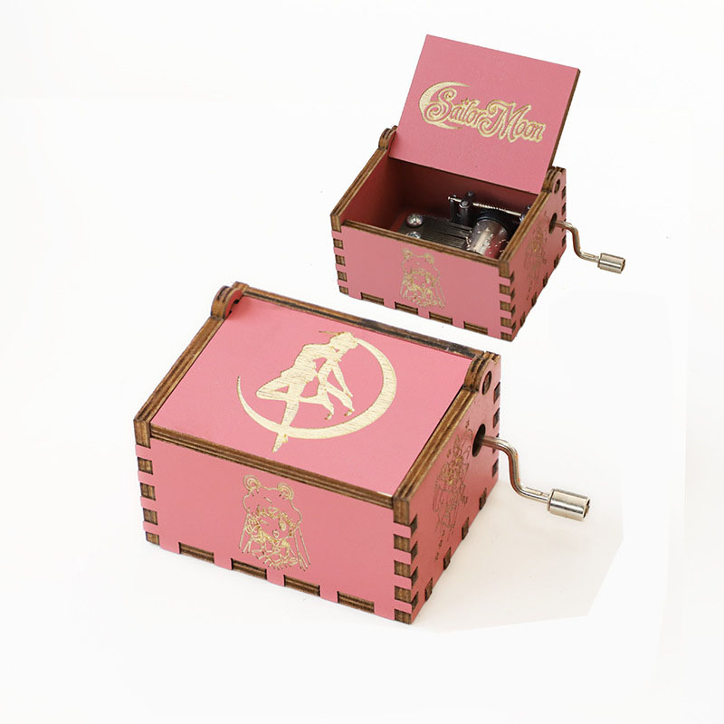 Wooden Hand-cranked Music Box 5
