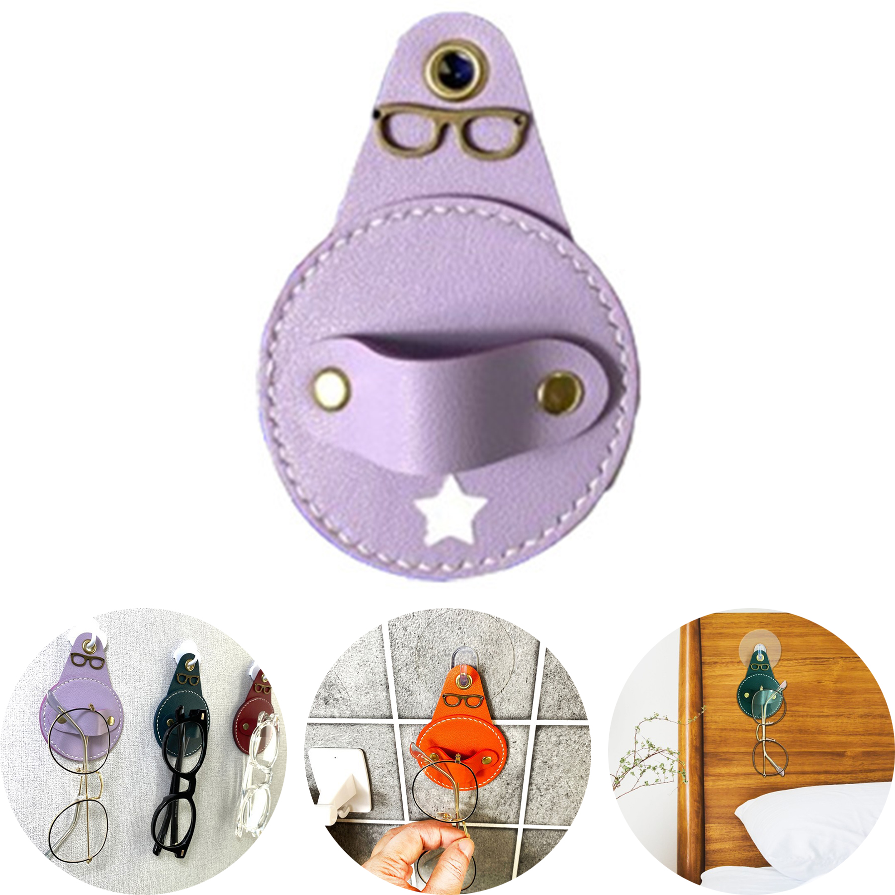 Leather Glasses Holder Sunglass Organizer 2