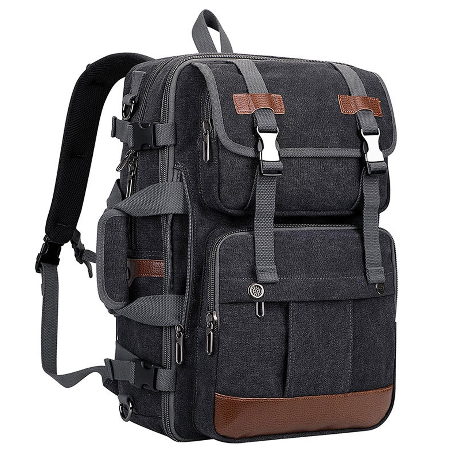 3 in 1 Multi-function Canvas Laptop Backpack 7