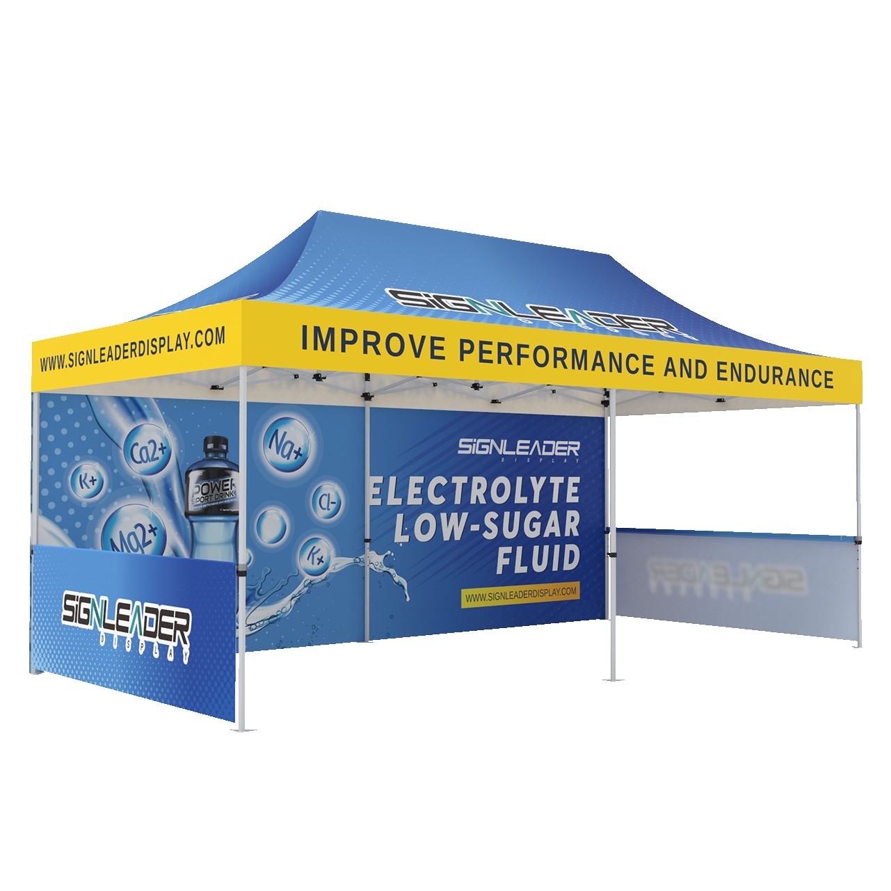 Sublimated Canopy Tent with Walls 10' X 20' 1