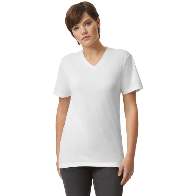 American Apparel Unisex CVC V-Neck T-Shirt 8