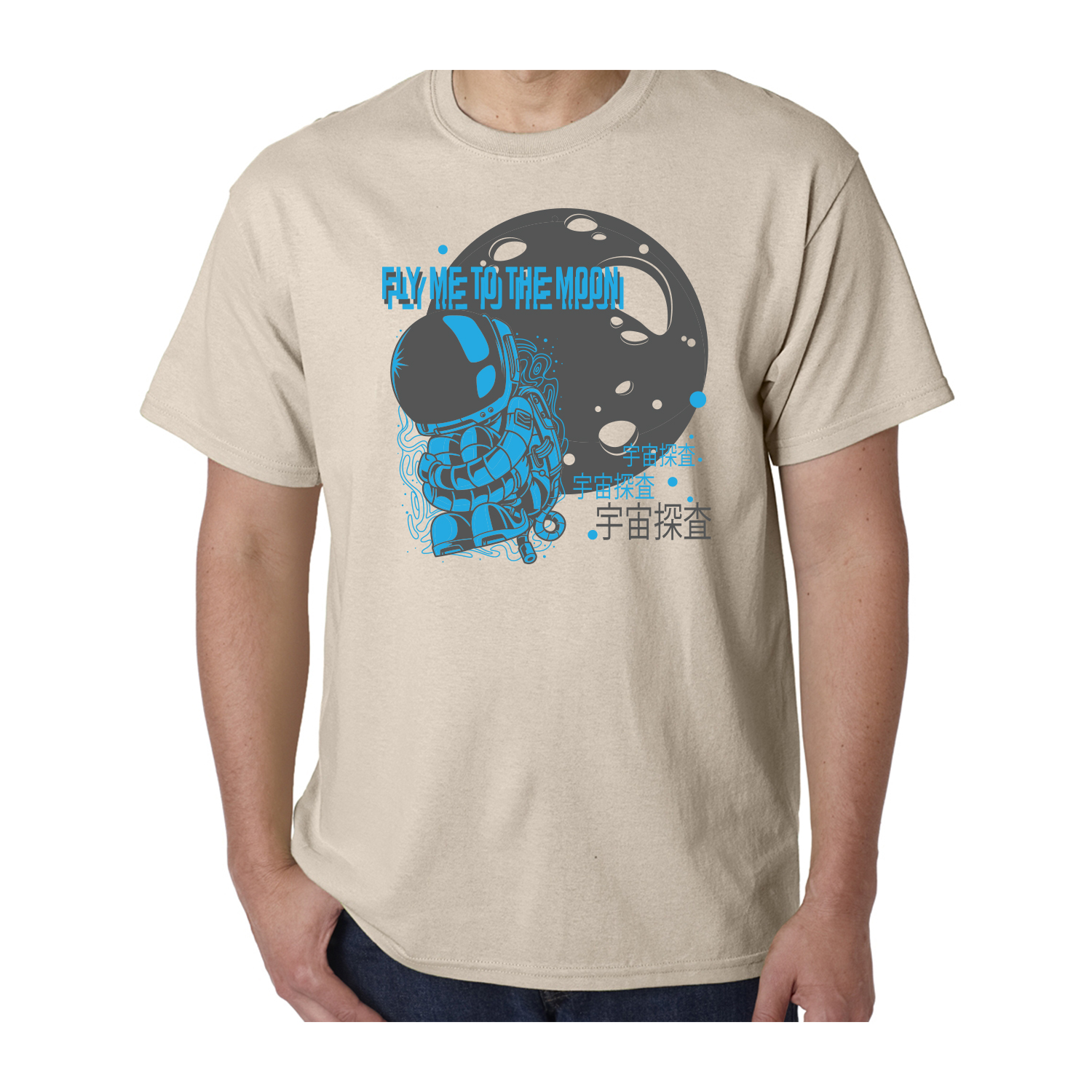 Gildan™ 5.3 oz Cotton Pre-Shrunk T-Shirt (2 Color Imprint) 50
