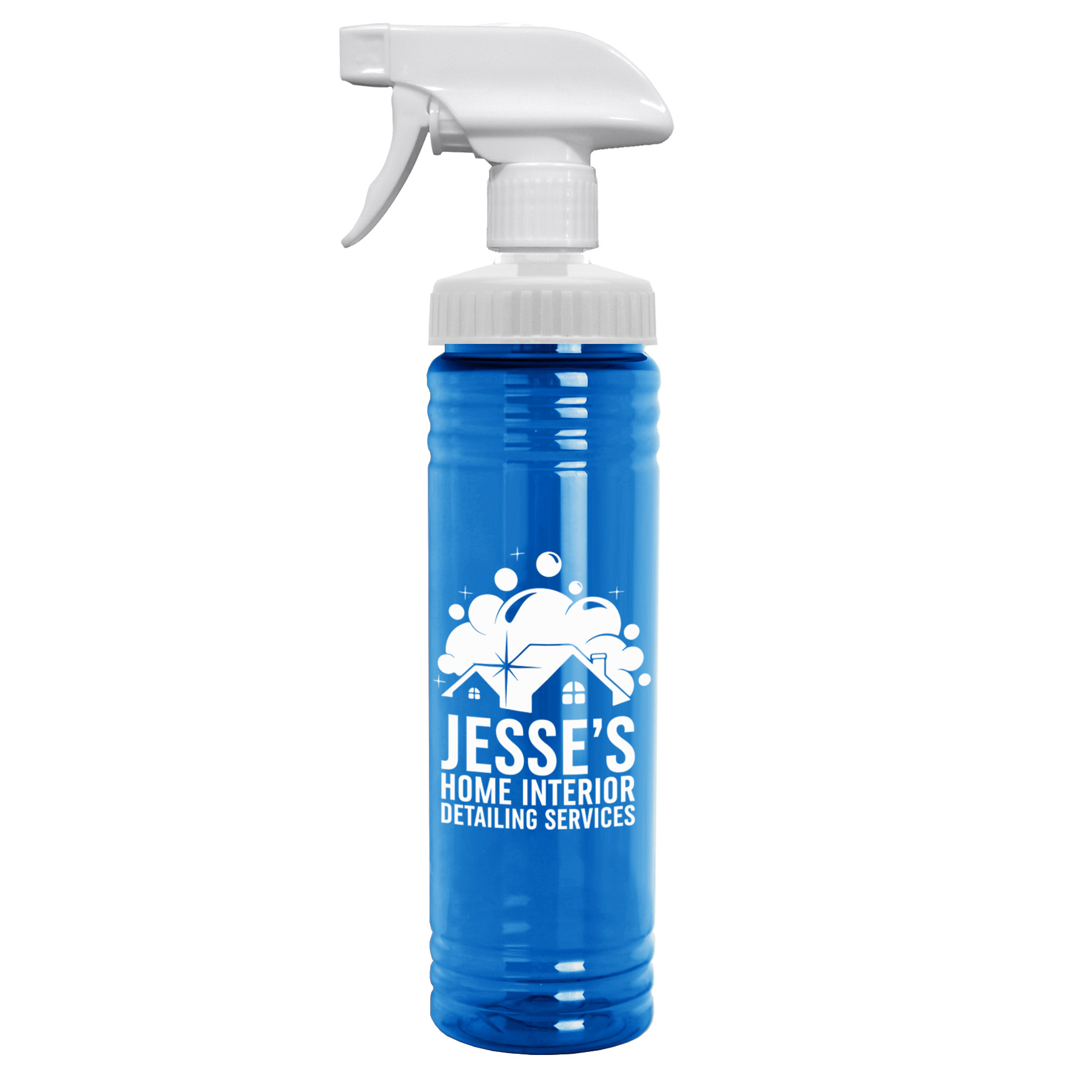 24 oz. Transparent Spray Bottle 3