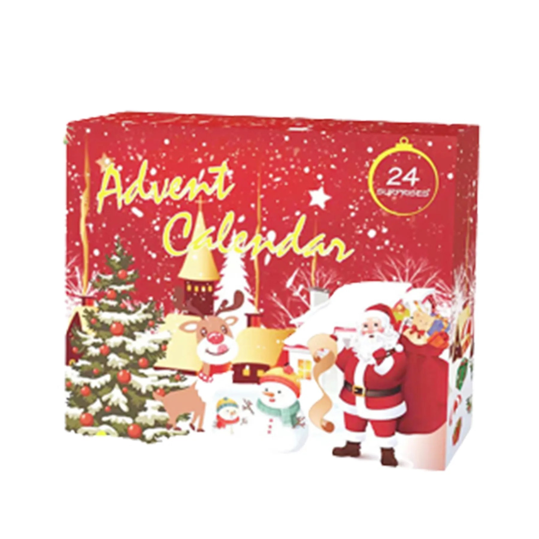 24 Days Christmas Calendar W/Pendants 2