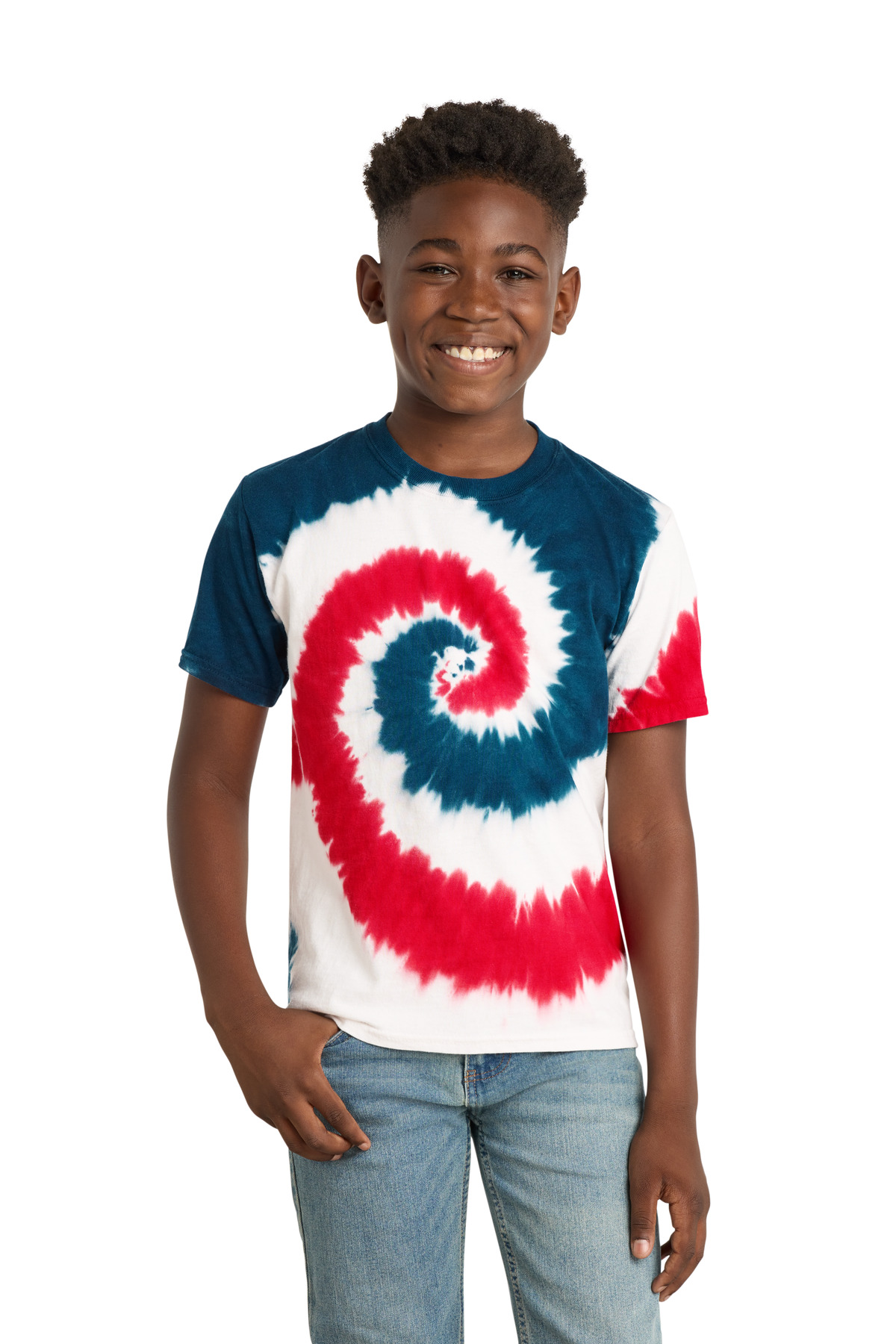 Port & Co Youth Tie-Dye Tee. PC147Y 37