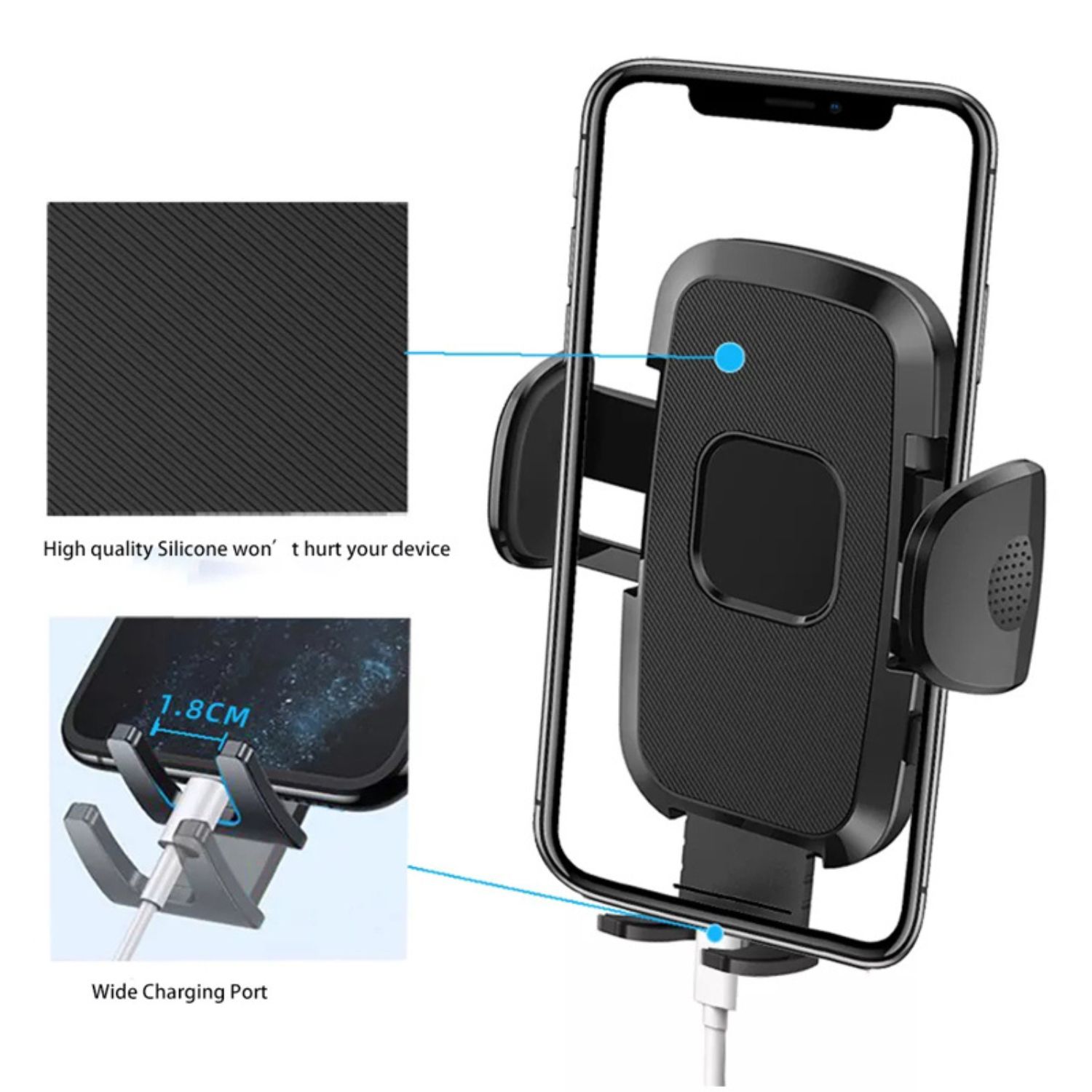 Adjustable and Rotating Mobile Holder for Car 15