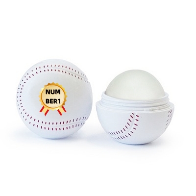 Baseball Lip Balm Ball Moisturizer Container 3