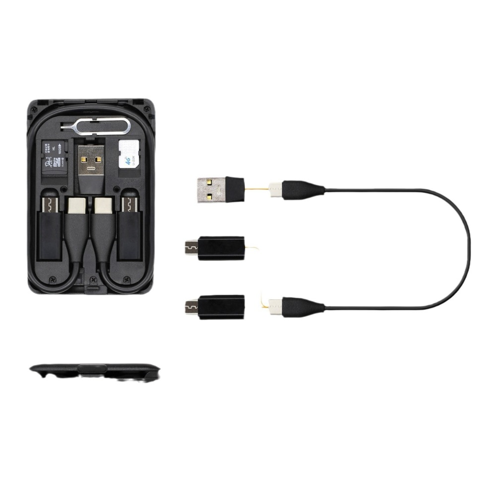 Multifunctional Charging Cable Set with 3 USB Adapters 4