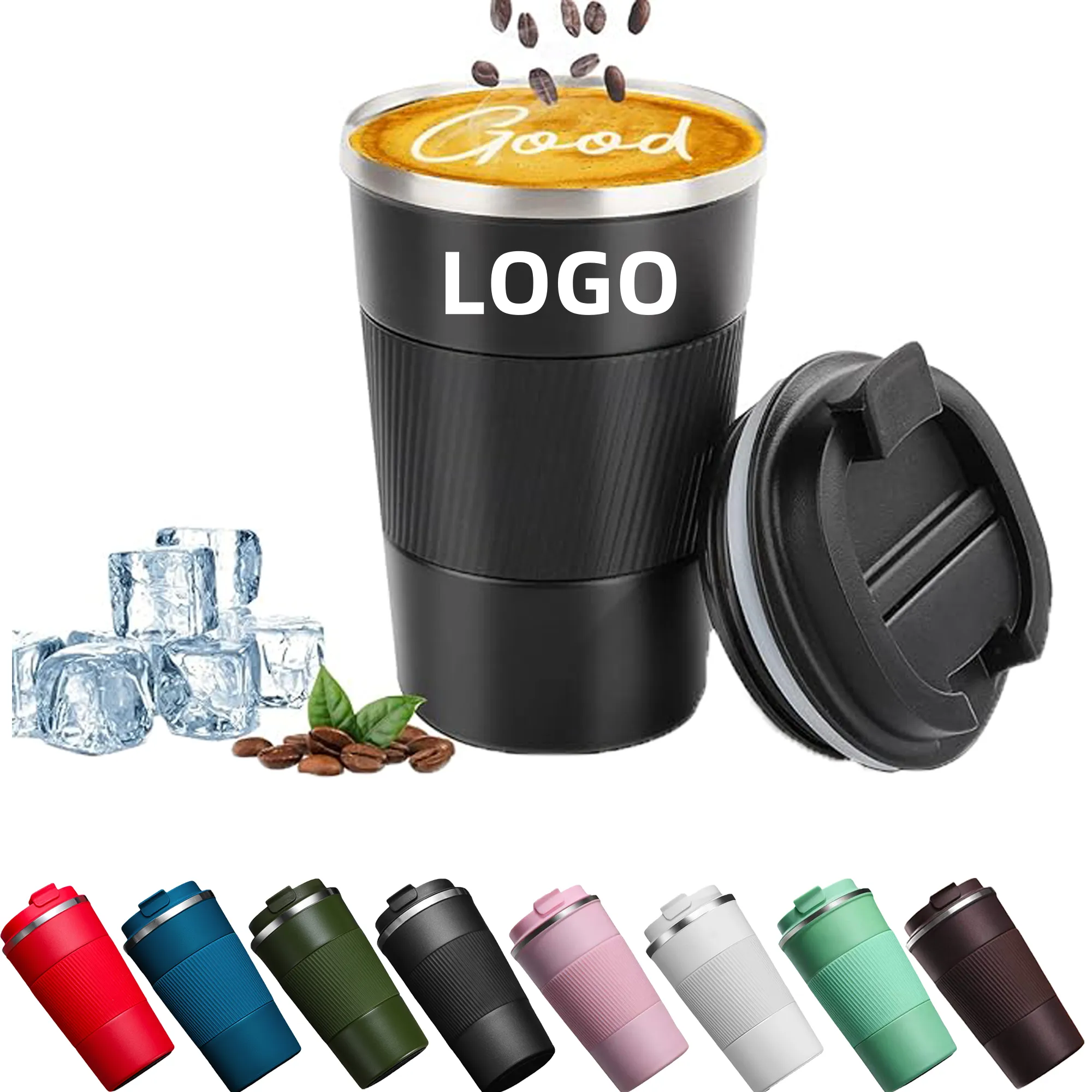 12oz Insulated Travel Mug Stainless Steel Coffee Tumb 1