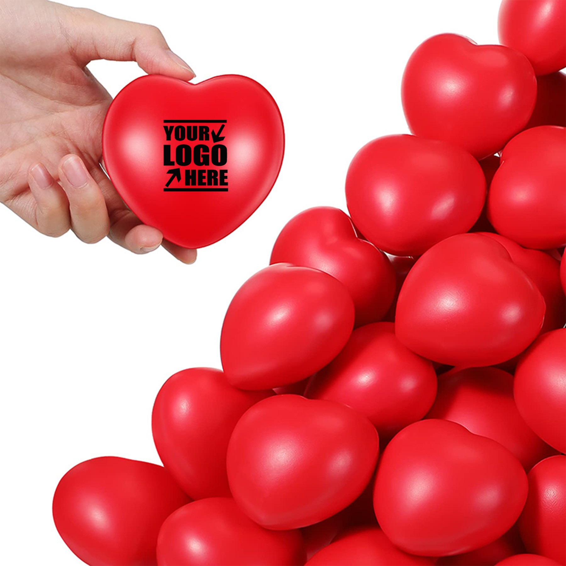 PU Heart Shaped Stress Balls