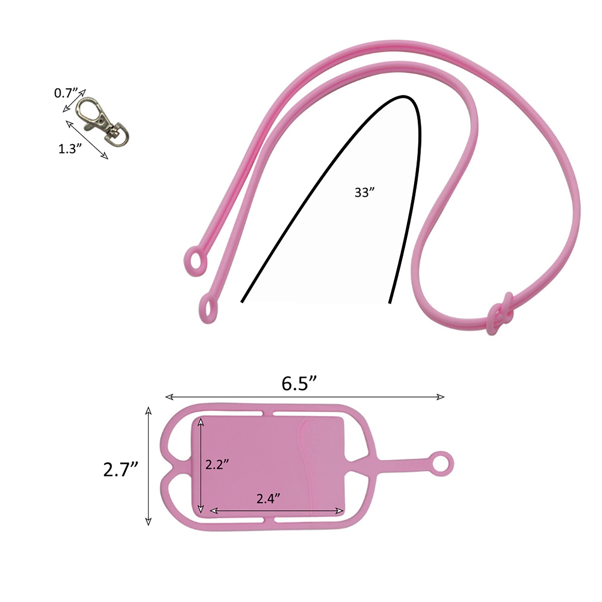 Silicone Cell Phone Holder Lanyard 2