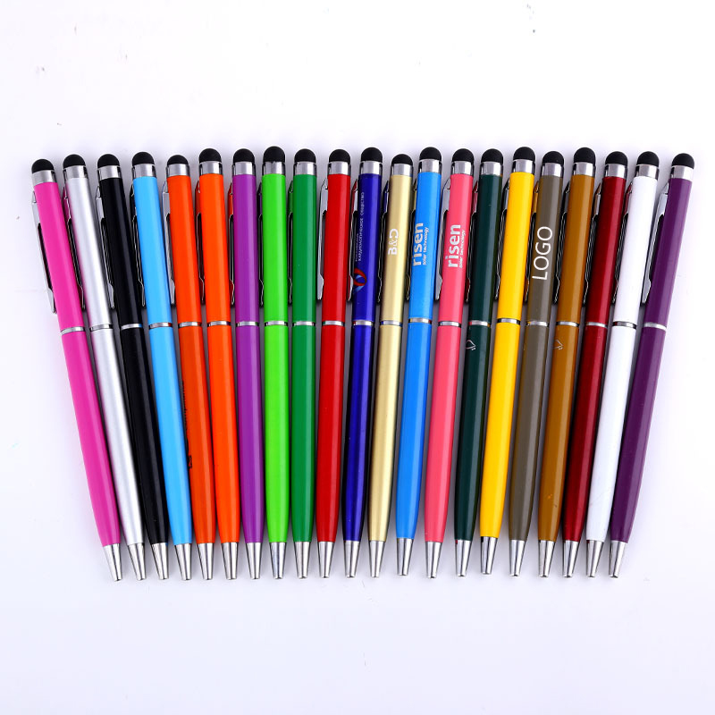 Twist Metal Ball Pen w/Stylus 7